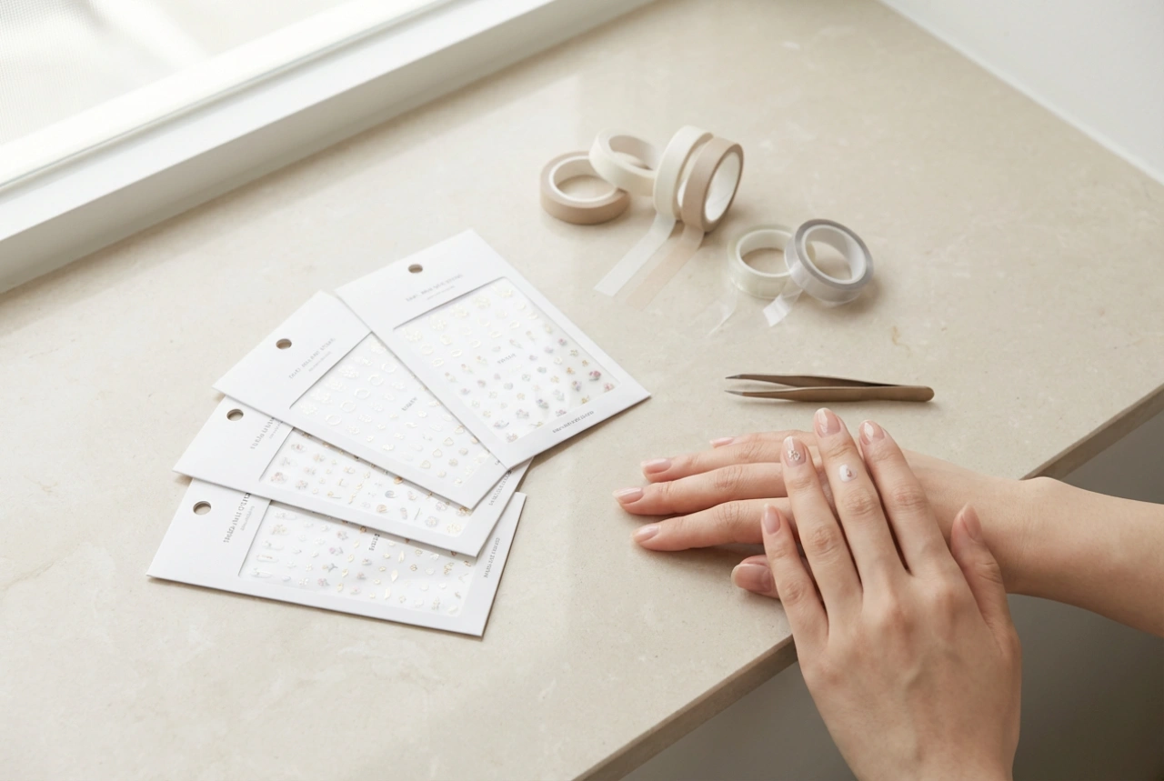Adesivos para unhas postiças: como usar fitas adesivas para colar unhas e decorações