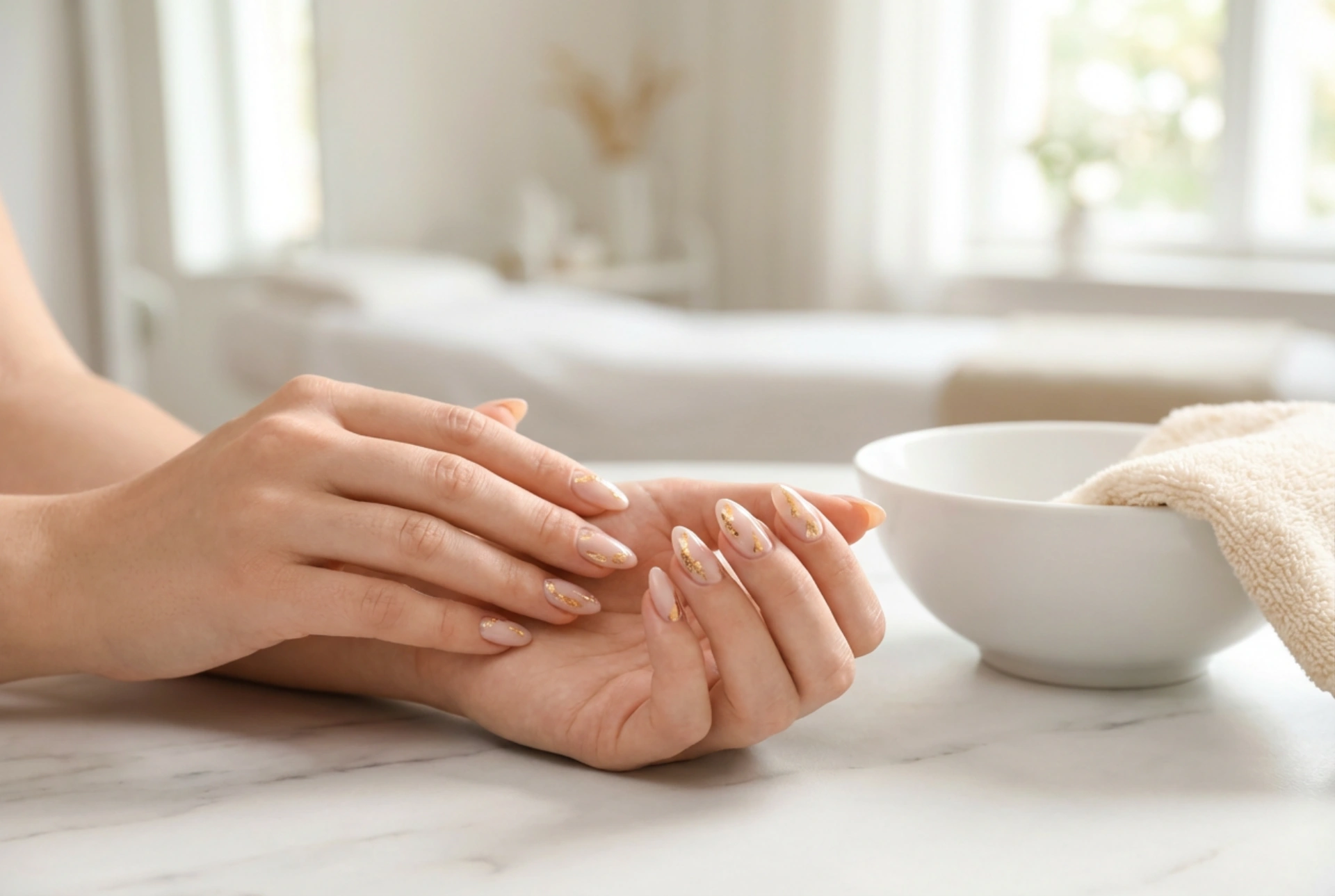 Folha de ouro nas unhas: técnicas de aplicação e acabamento duradouro