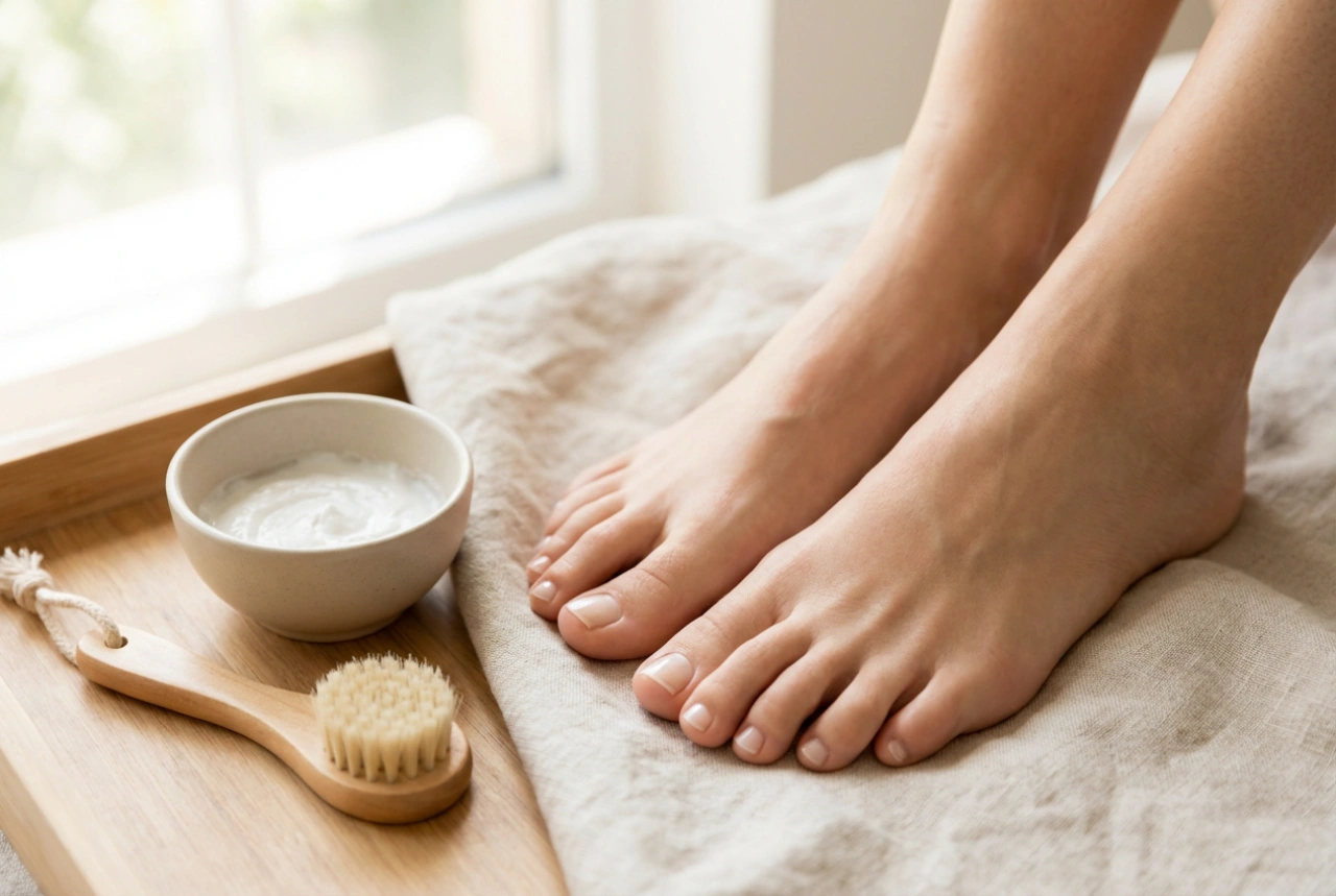 Pedicure Japonês: Pasta, Pó e Massagem para um Brilho Natural