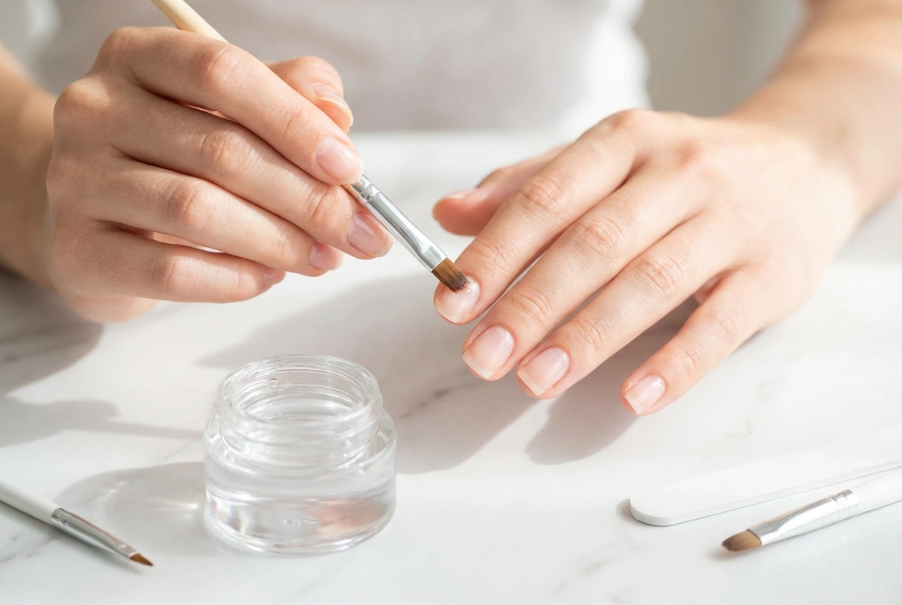 Base para unhas de gel na prática: preparação da unha e aplicação