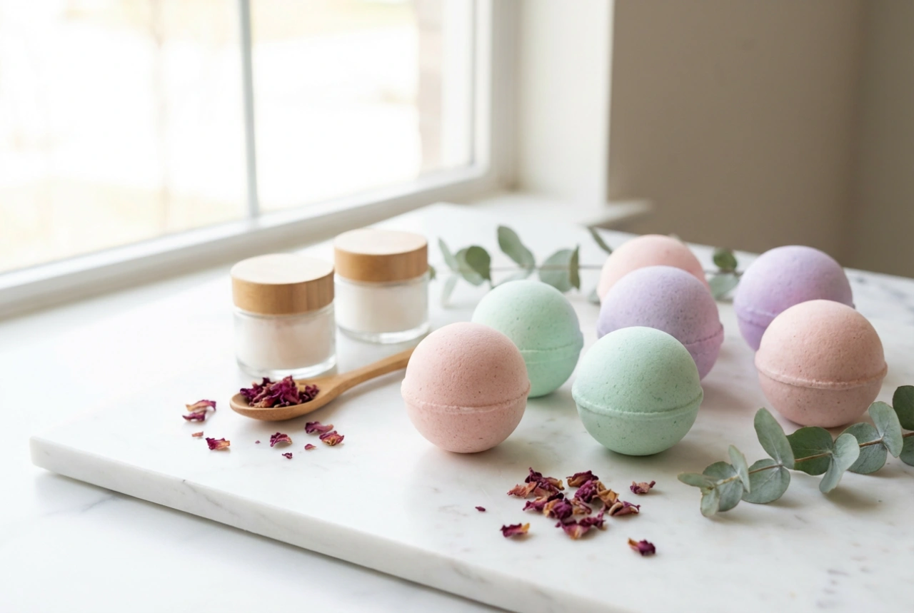 Bolas de Banho DIY: Como Fazer, Moldar e Secar Esferas