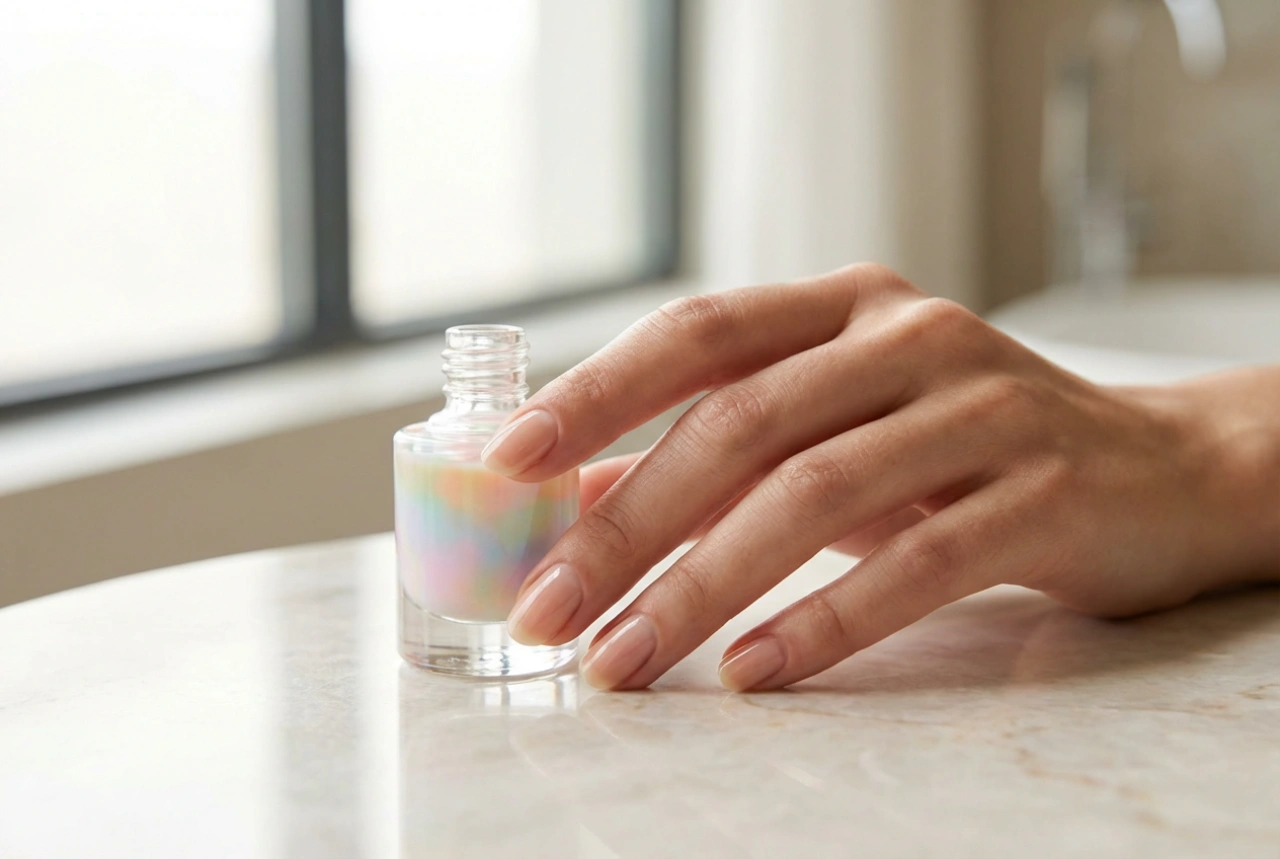 Condicionador de unhas colorido: cuidado e manicure sutil