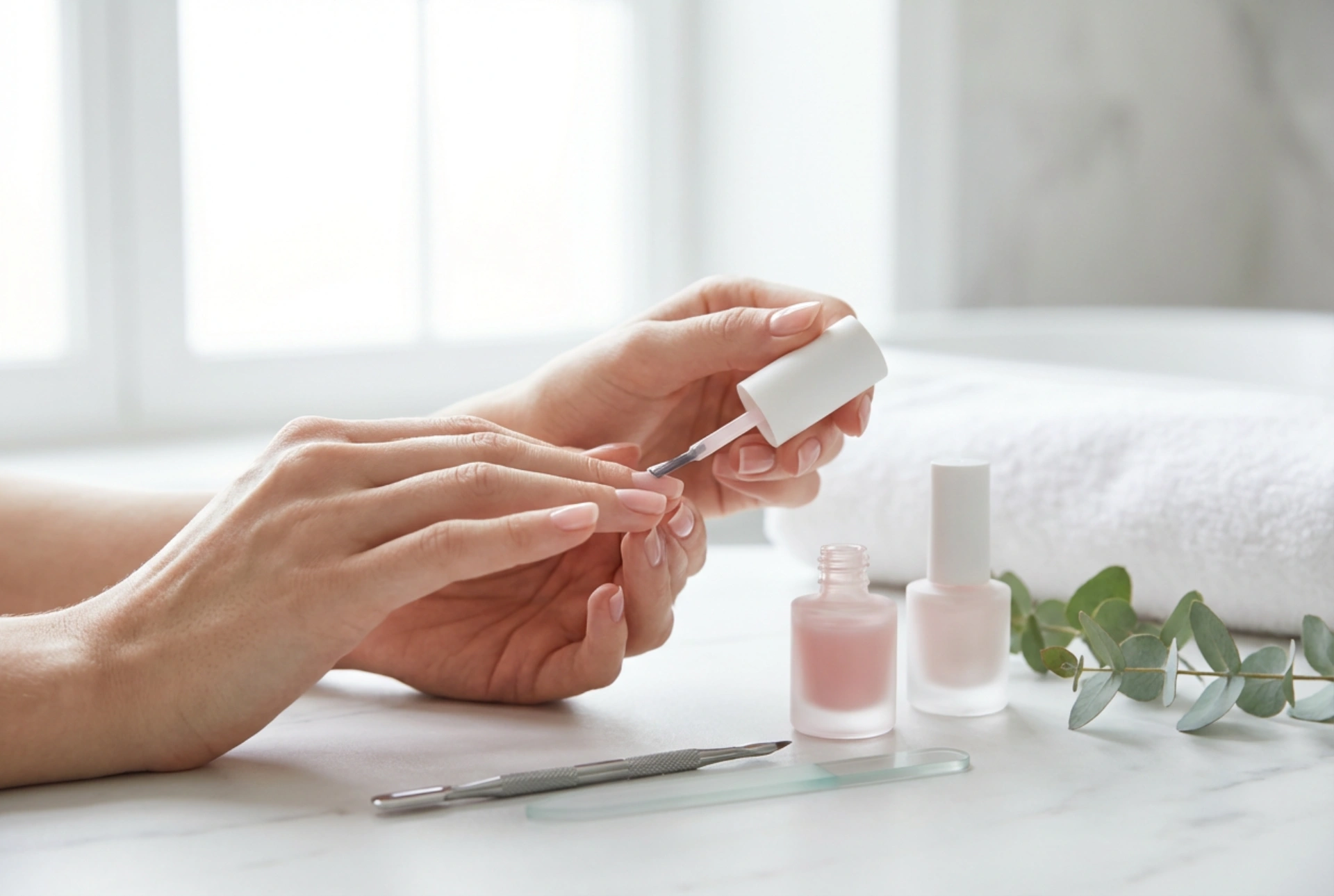 Esmaltes em gel em casa: preparação das unhas e aplicação