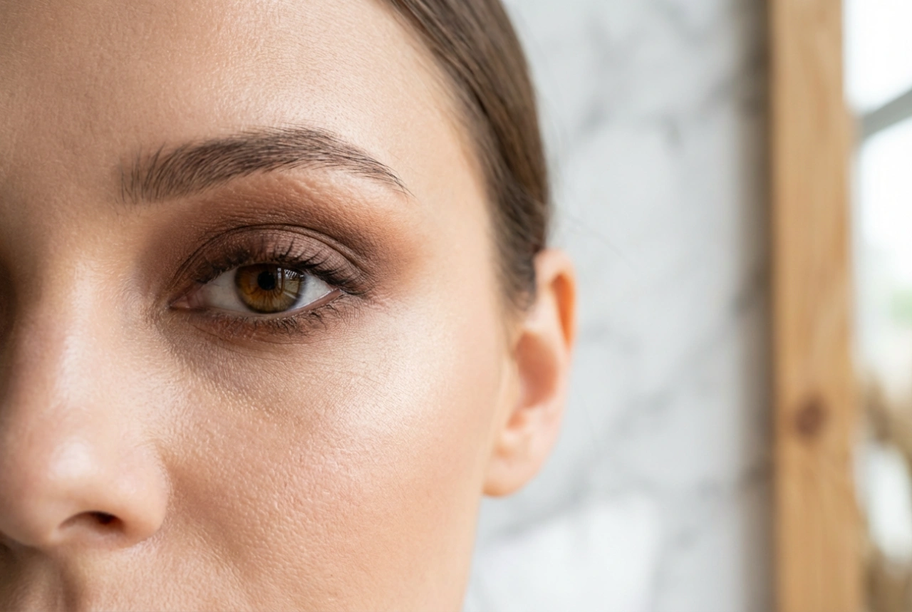Maquiagem smoky eyes marrom: tons quentes e esfumado suave