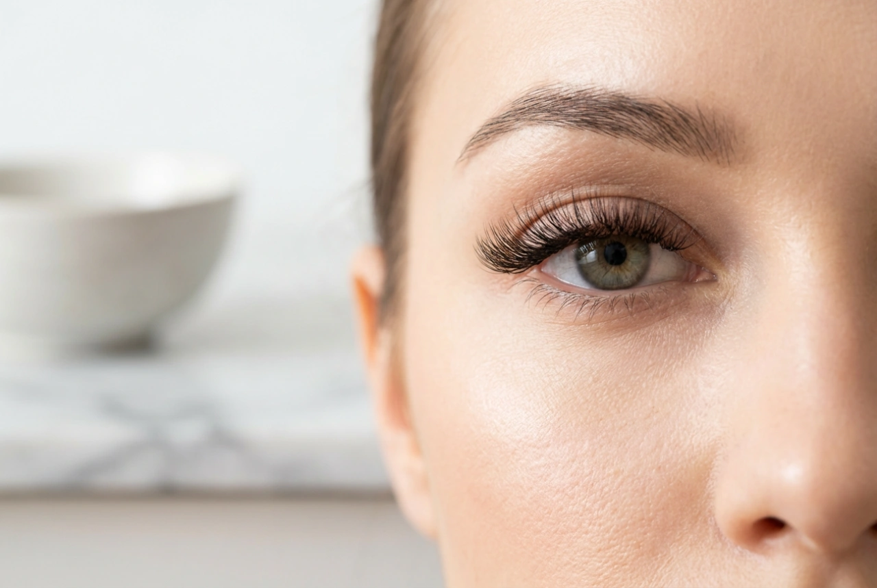 Cílios postiços magnéticos: aderência estável e uniforme