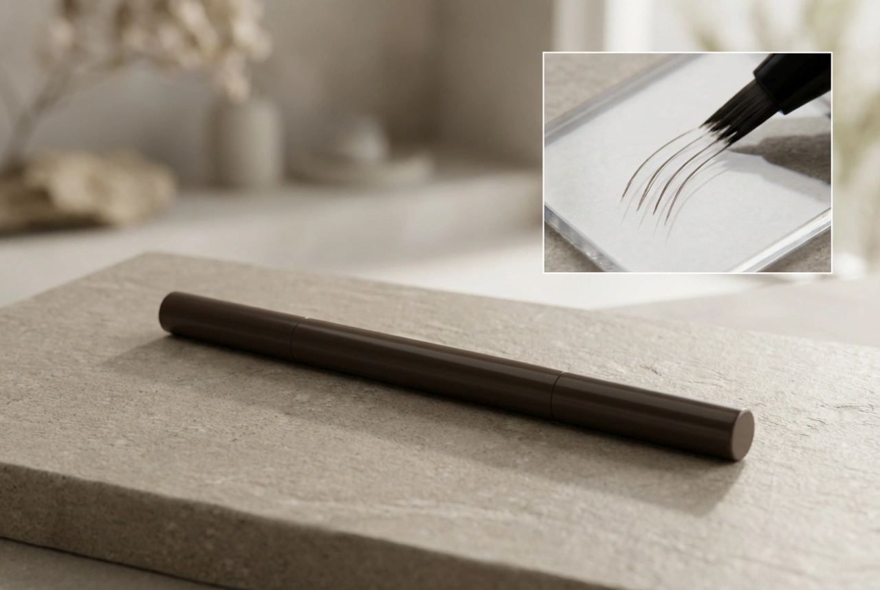 Caneta para sobrancelhas à prova d'água: preenchimento duradouro e traços precisos