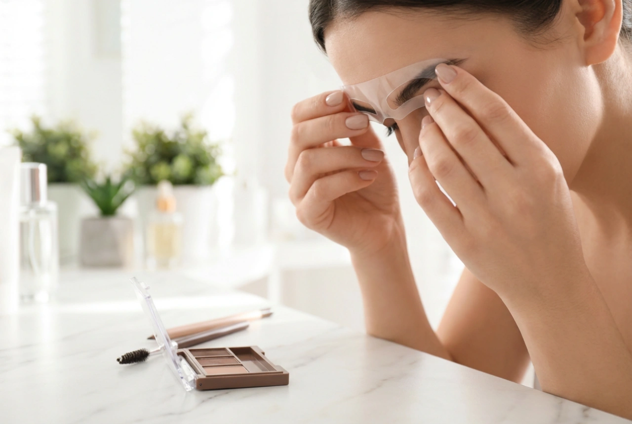 Moldes para sobrancelhas: como escolher e usar para um look natural