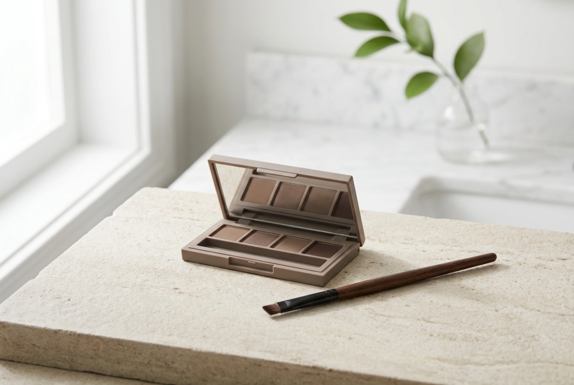 Paleta de sombras para sobrancelhas: seleção de cores e técnicas de sombreamento do arco