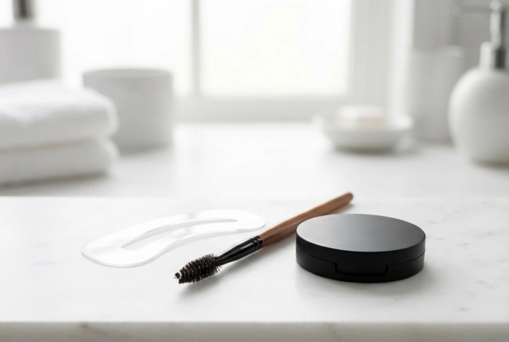 Molde de sobrancelha para maquiagem em casa: como contornar e preencher falhas