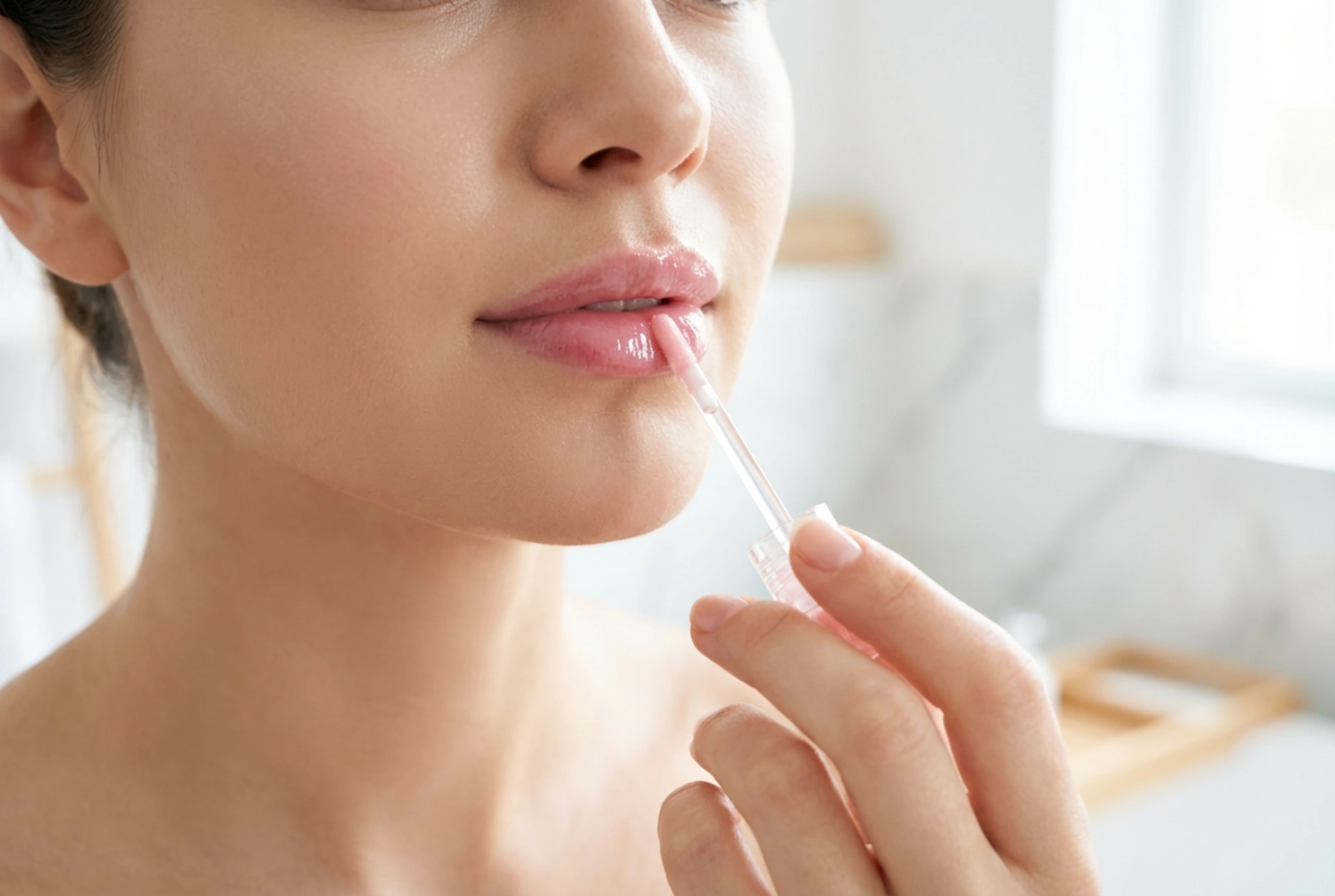 Gloss labial rosa sem grudar: técnicas de aplicação e fixação