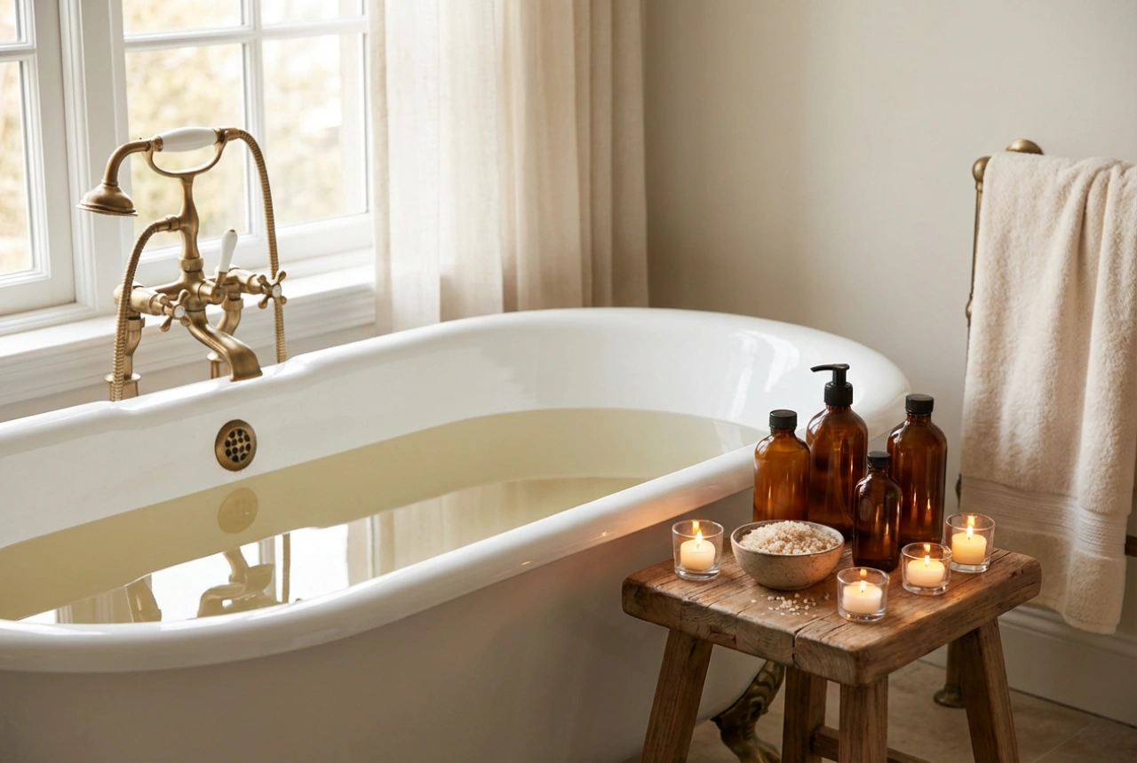 Spa em casa: preparação, rituais de beleza e atmosfera de relaxamento