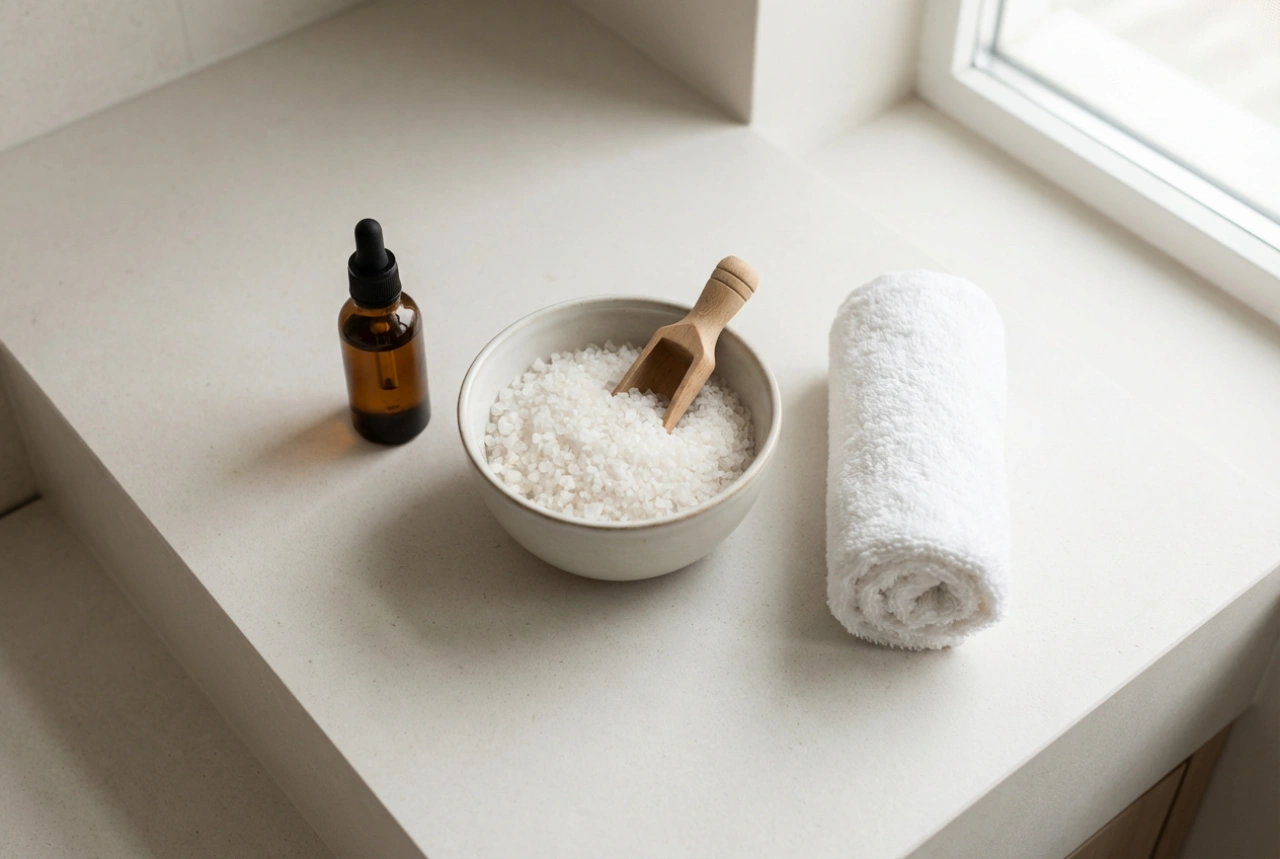 Banho de sal em casa: proporções, passo a passo e cuidados pós-banho