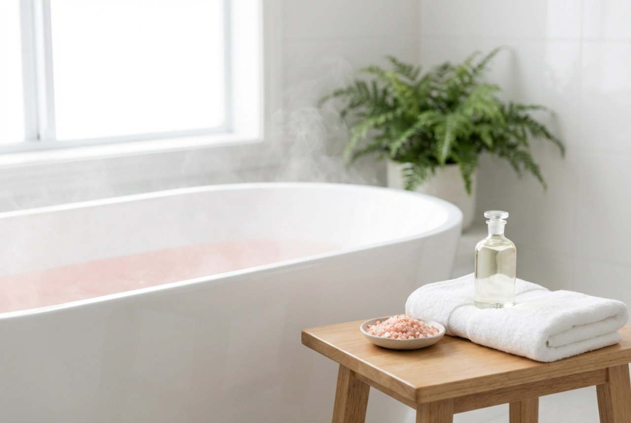 Sal do Himalaia para banho: uso em uma rotina relaxante