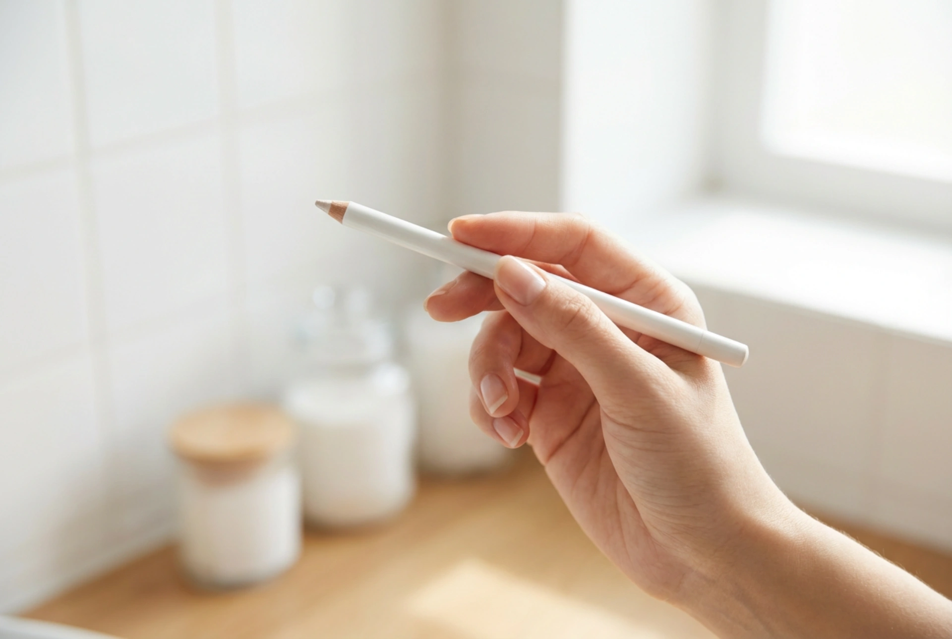 Lápis de olho branco: iluminando o olhar e maquiagem na linha d'água