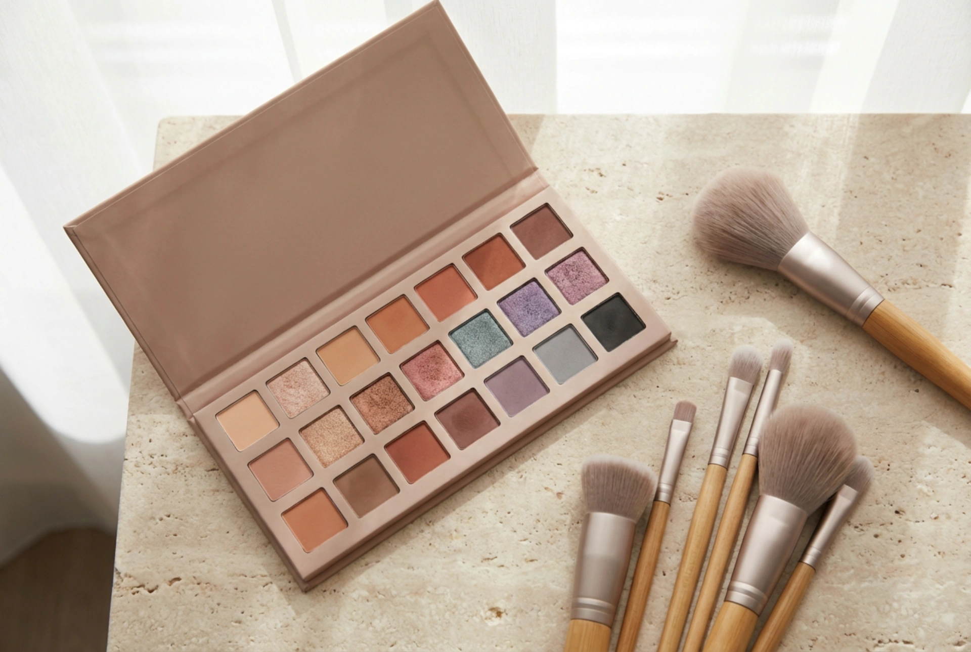 Paleta de sombras: escolha de cores, organização e usos práticos