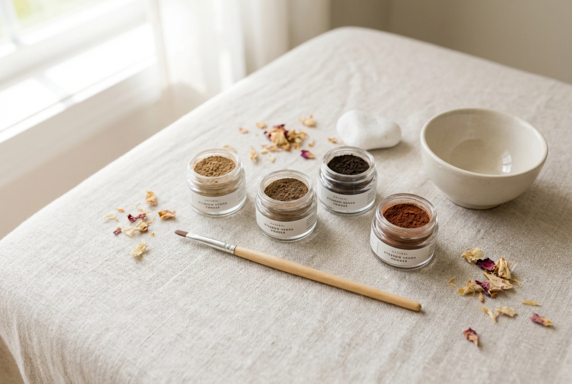 Henna para sobrancelhas: tipos, escolha do tom e aplicação segura